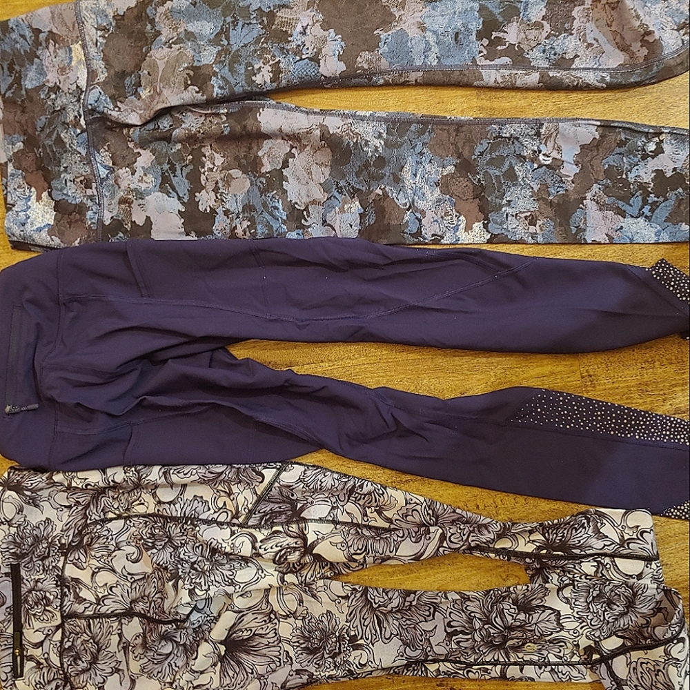 3 pair LULULEMON LEGGINGS